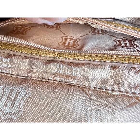 Yellow JW Hulme Leather Crossbody Bag With Tassel Accent & Adjustable Strap - Picture 4 of 14